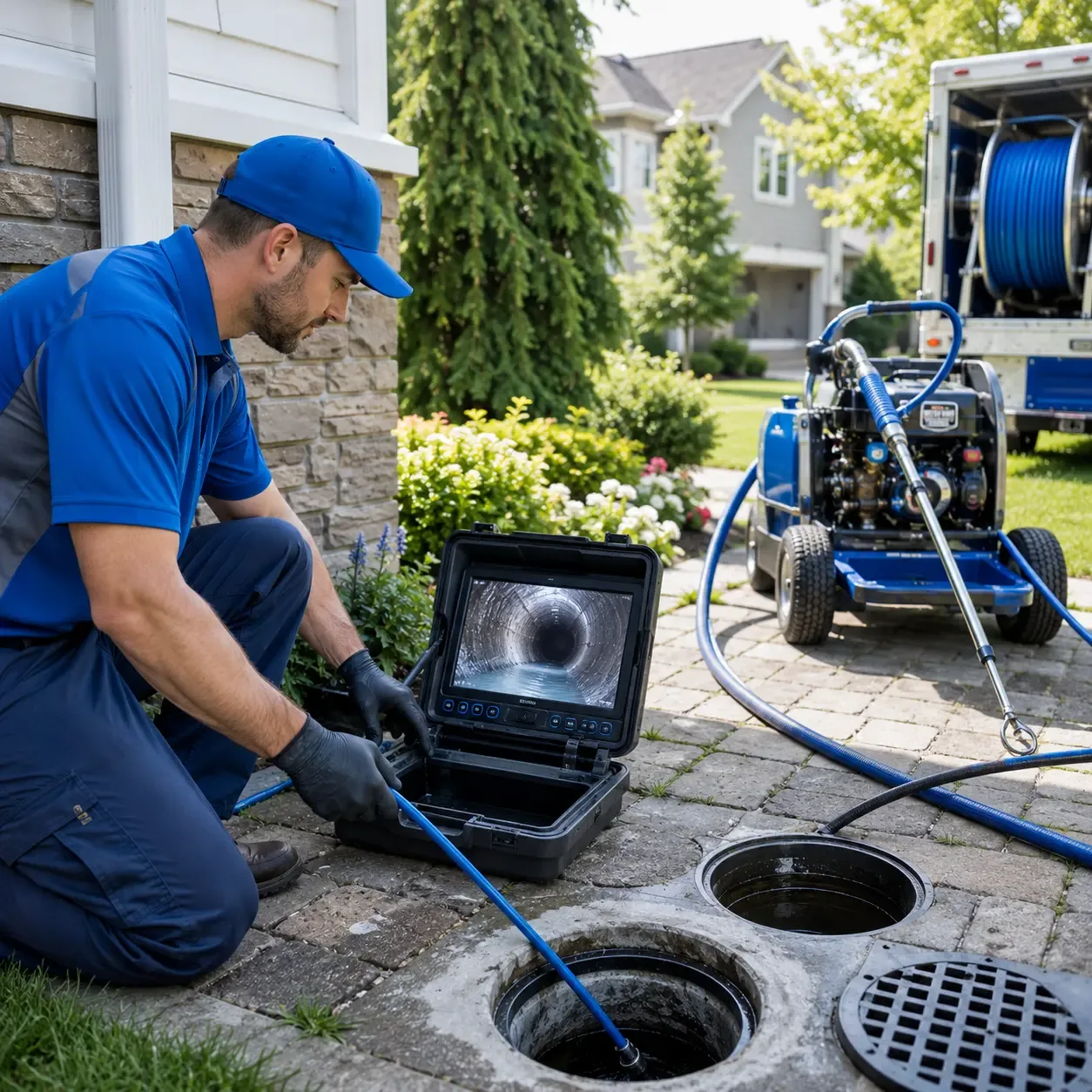 Outdoor drain cleaning professionals serving Augusta, IL